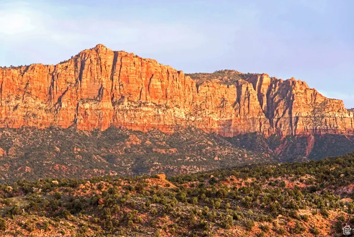 View of mountain background