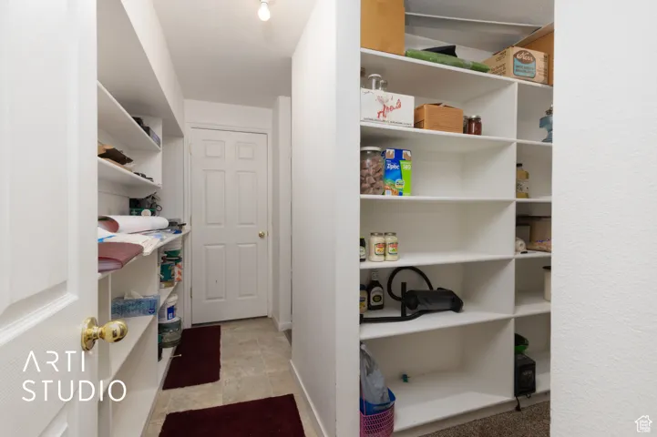 View of storage area