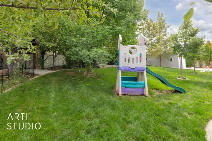 View of jungle gym