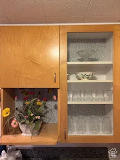 Detailed view of cabinets