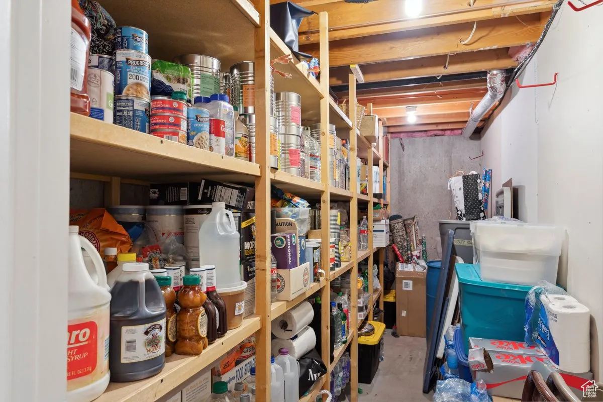 View of storage room