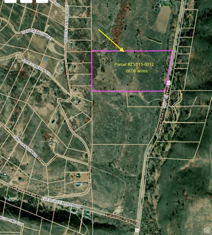 Property plat map outline
