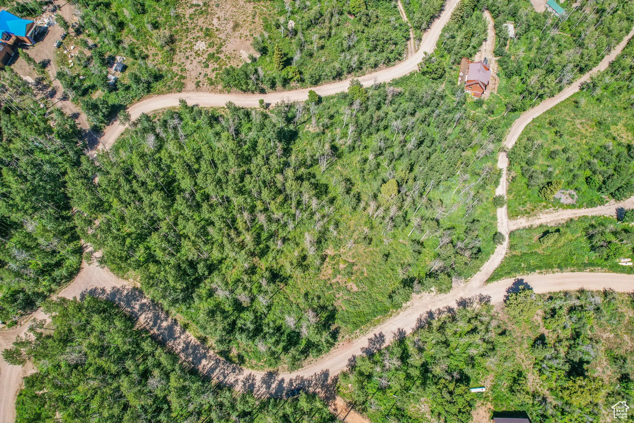 Aerial view of property's location