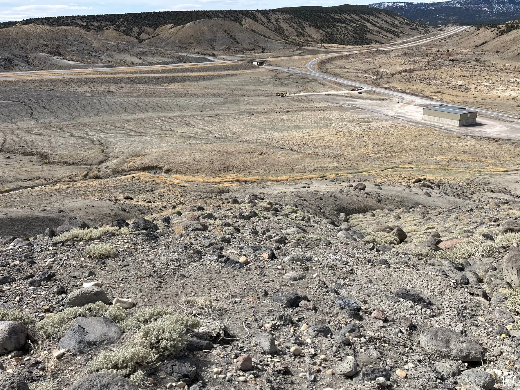 View of mountain background
