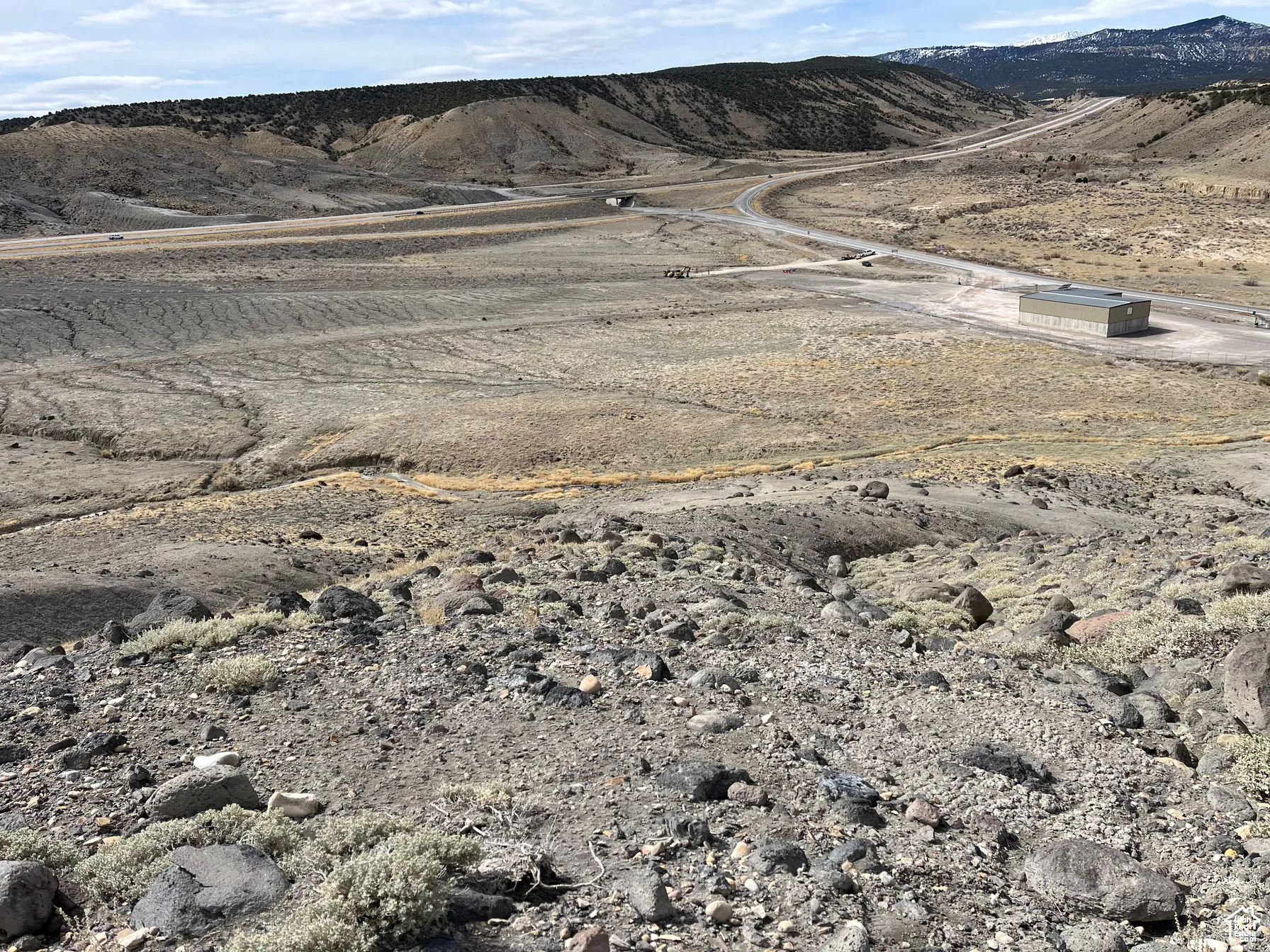 View of mountain background