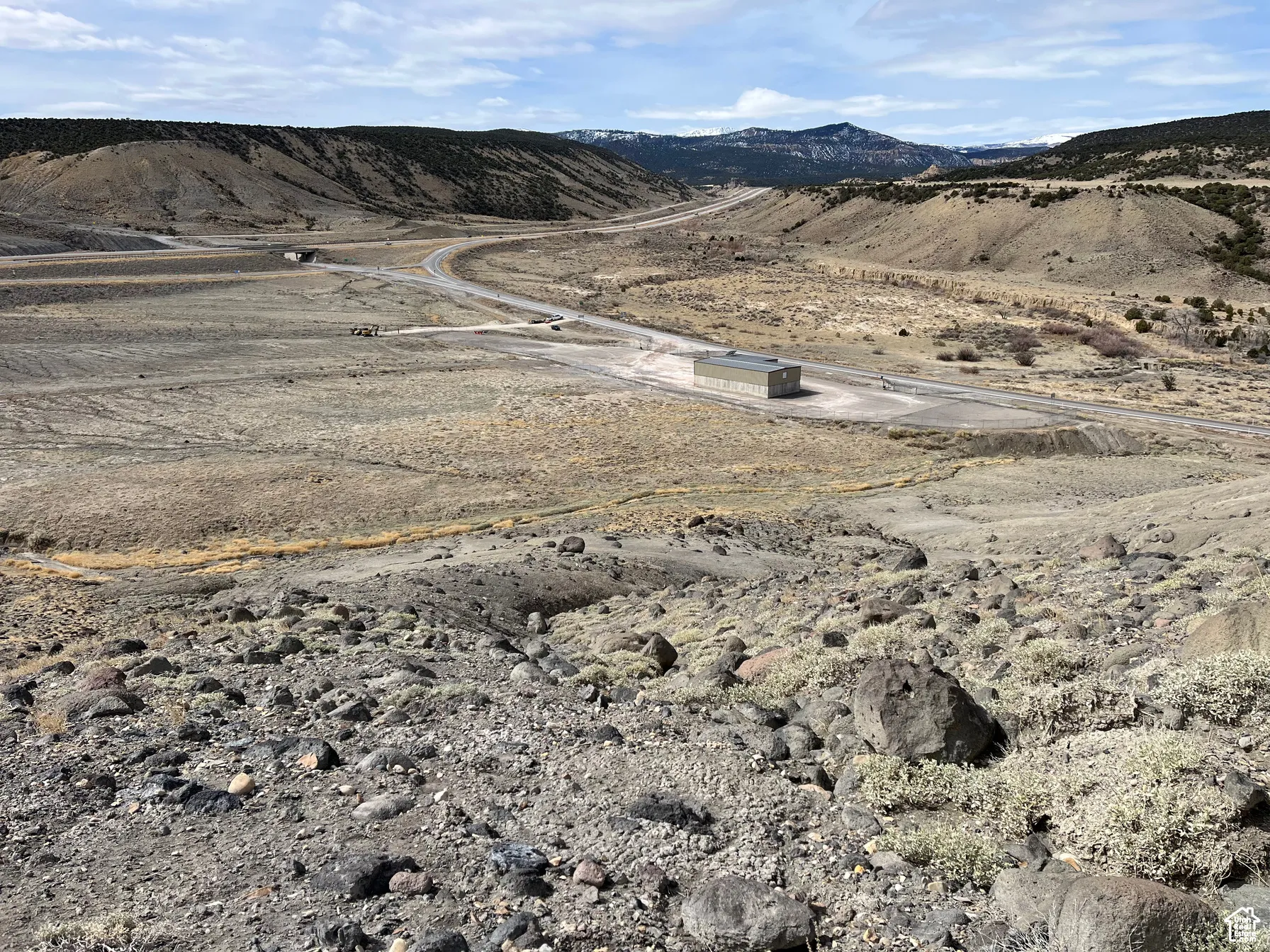 View of mountain background