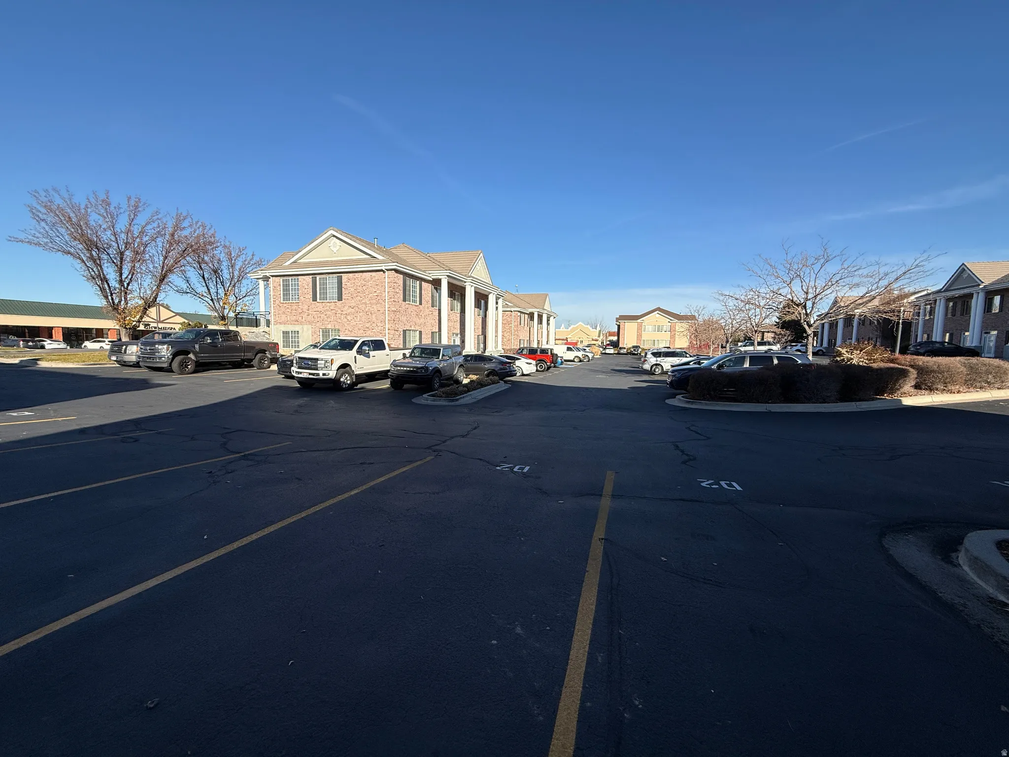 Ample amounts of parking