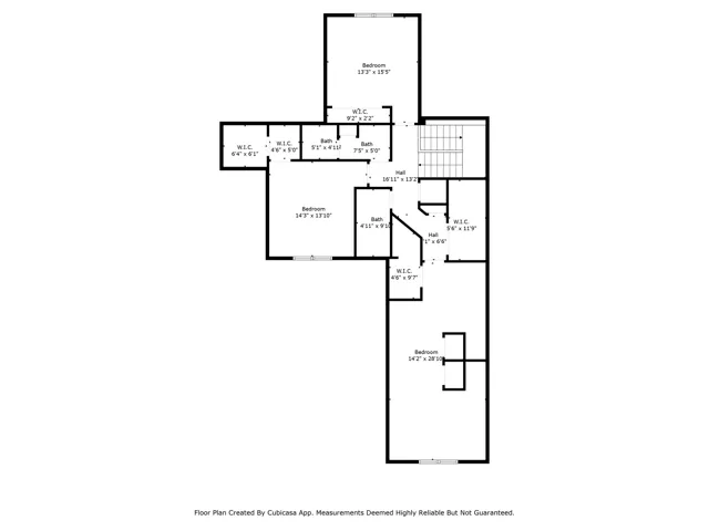 Property floor plan of level 2