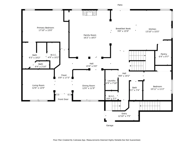 Property floor plan of level 1