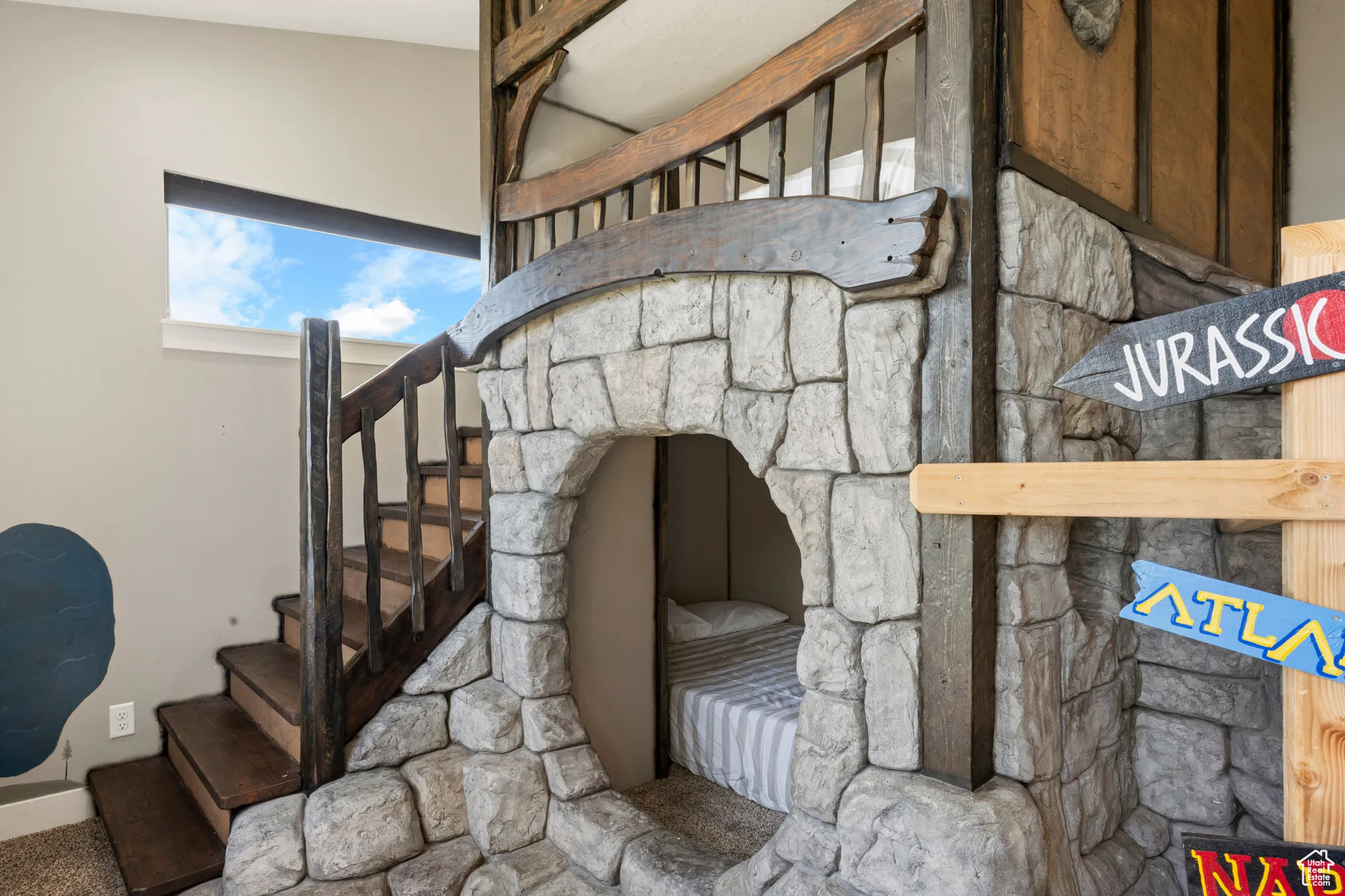 View of stairway