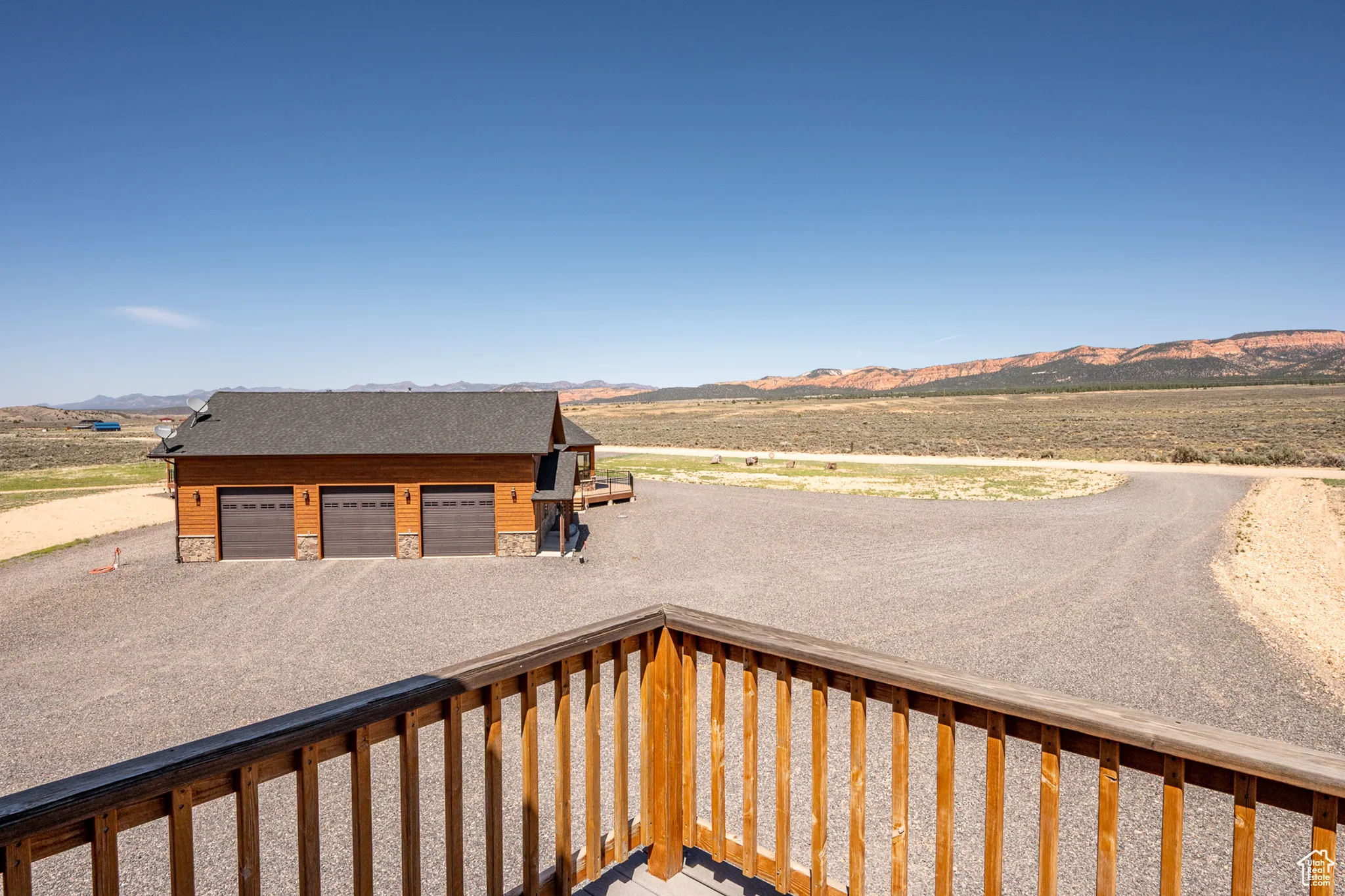 View from apartment above barn.