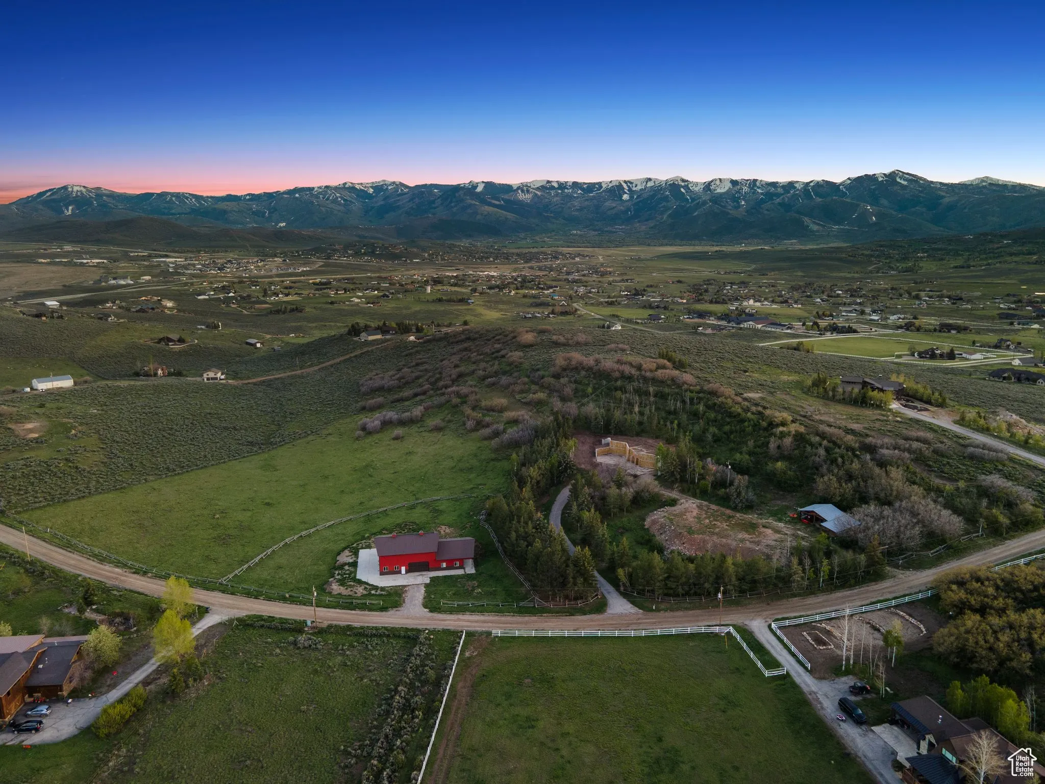 View of property location with mountains and rural landscape