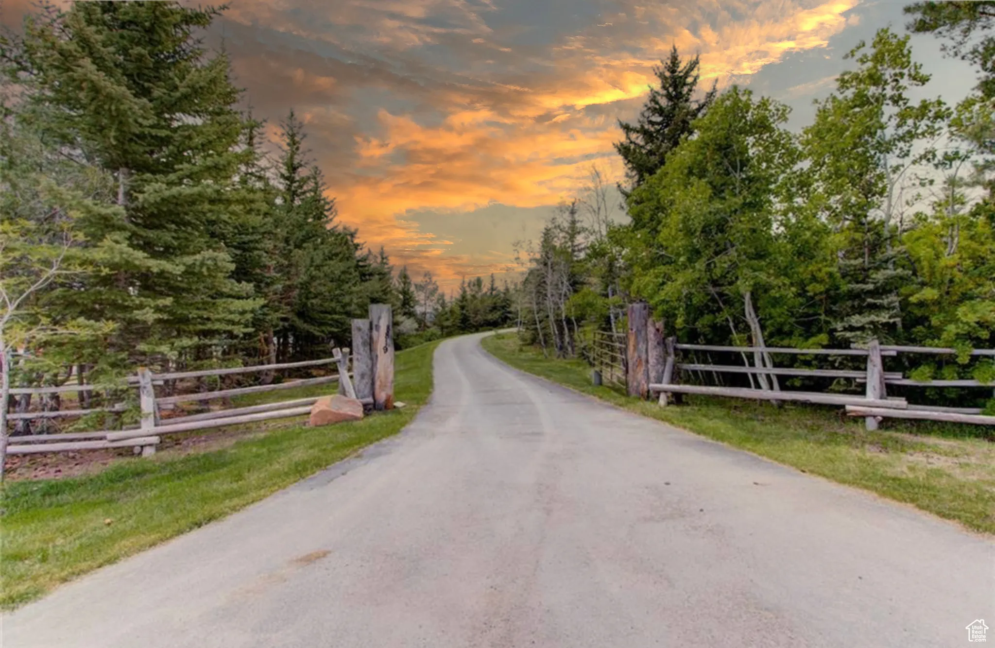 View of asphalt road
