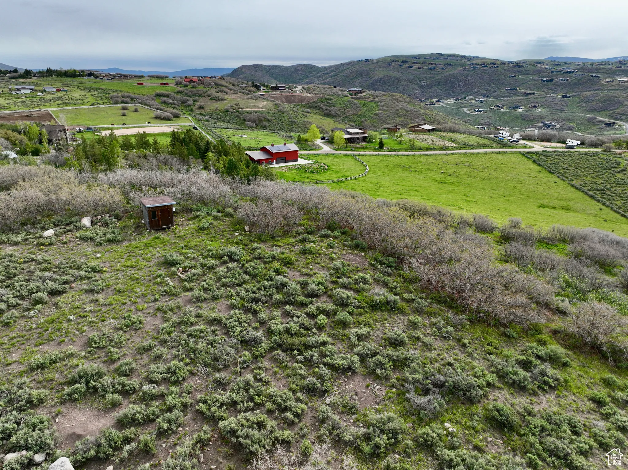12.48 Acres 8819 Highfield Road Park City, Utah 84098. Utilities at the building site