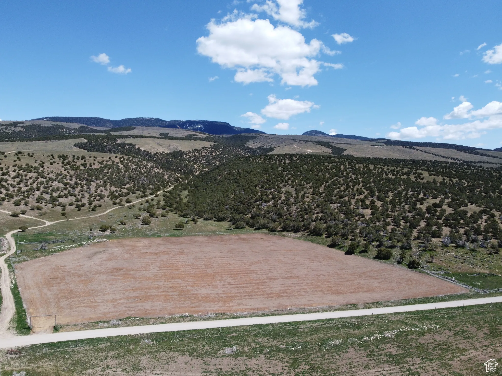 Drone / aerial view of mountains