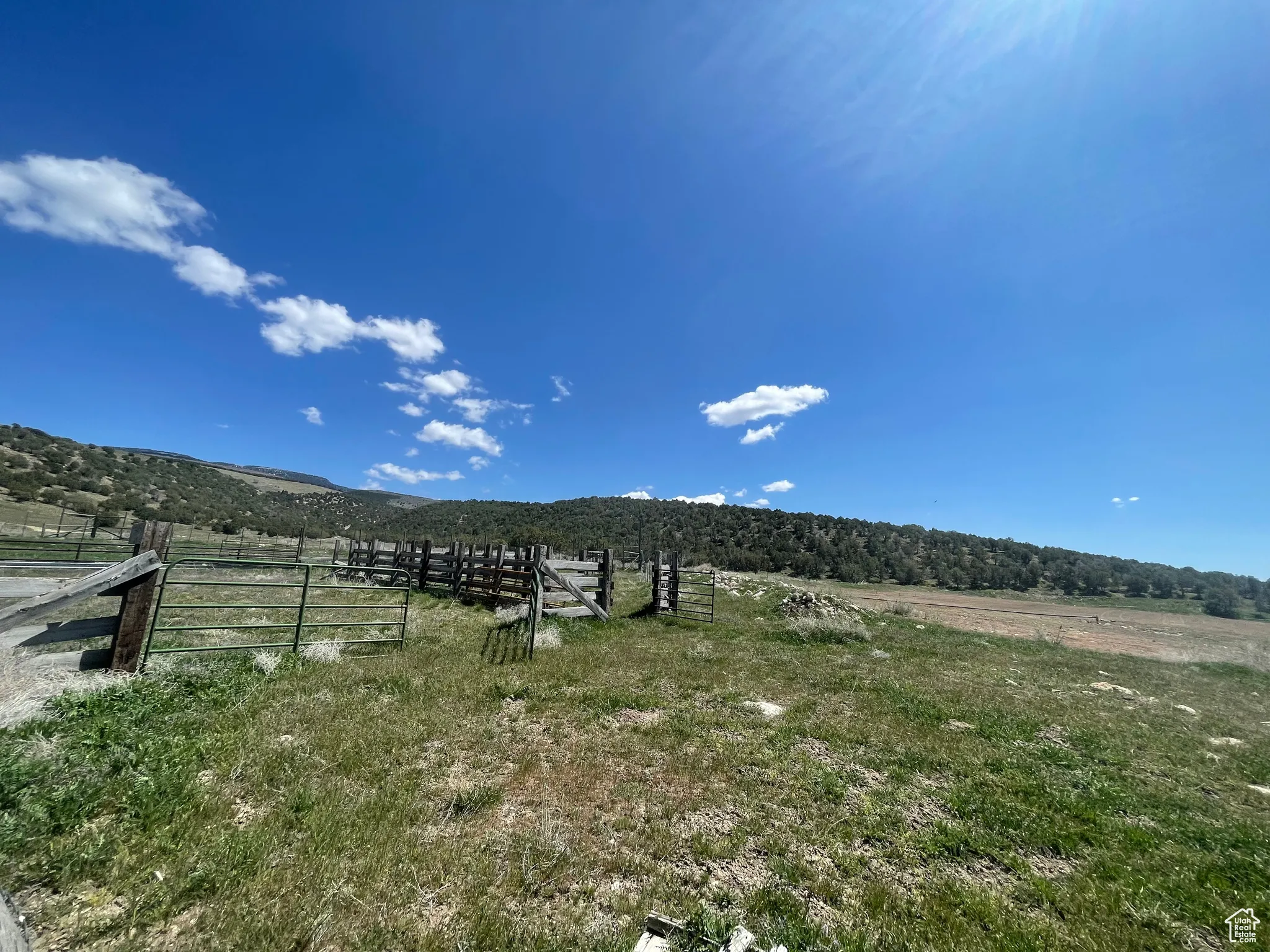 View of yard featuring a view of rural / pastoral area and fence