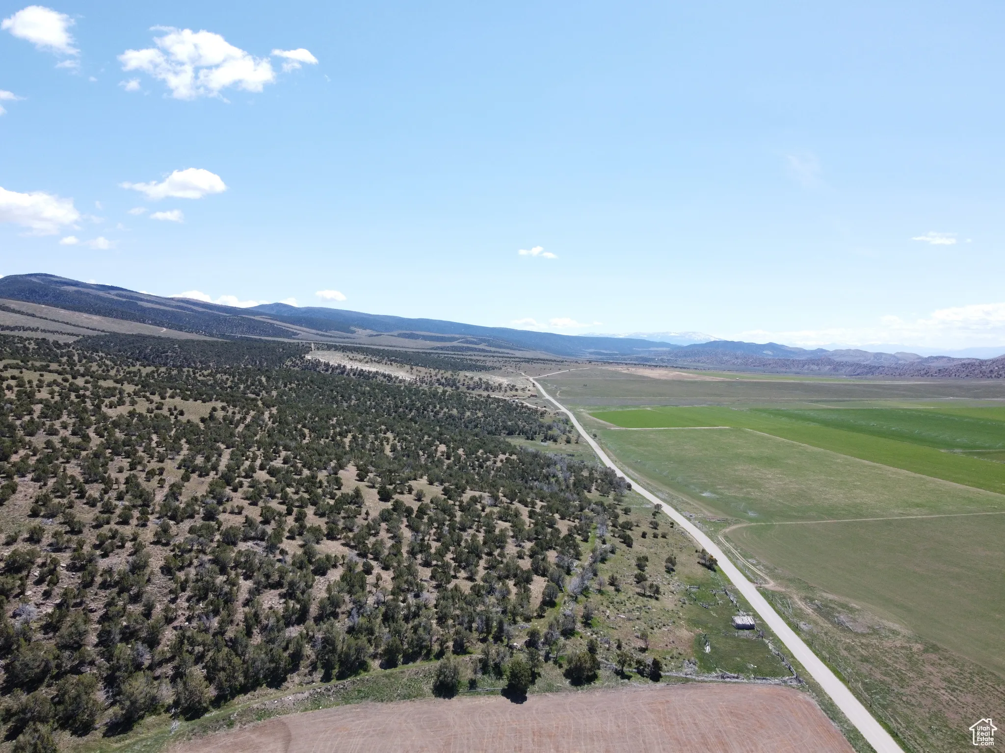 Bird's eye view of mountains