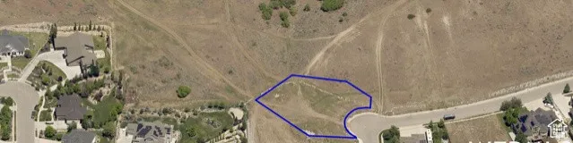 Map / location with property parcel outlined