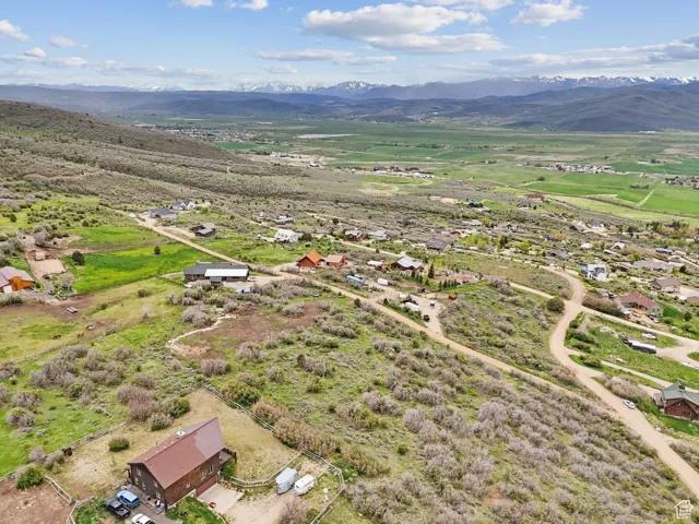 Bird's eye view of mountains