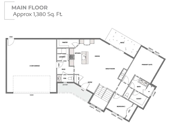 Floor plan / room layout