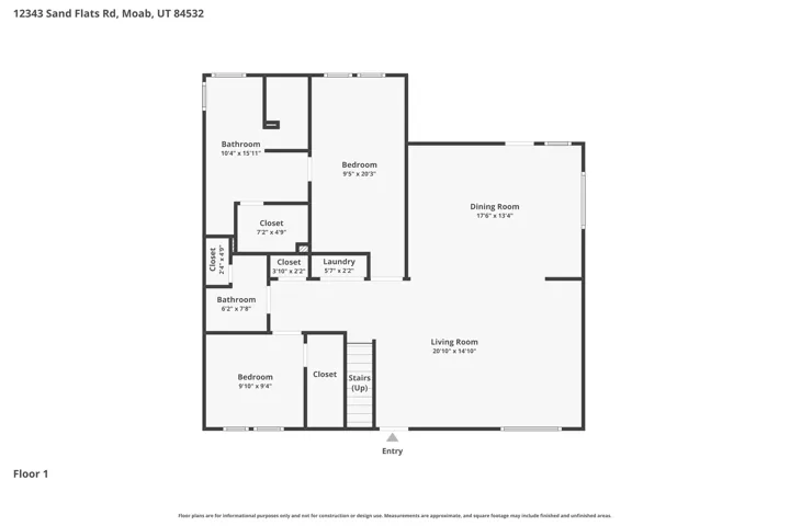 View of room layout