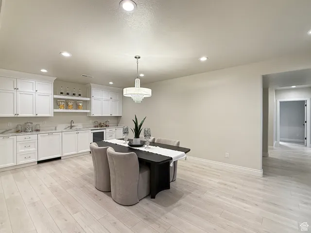 Downstairs kitchen area