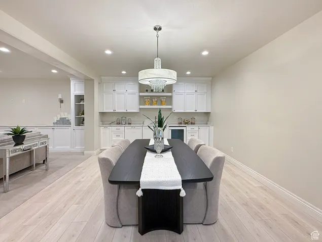 Downstairs kitchen area