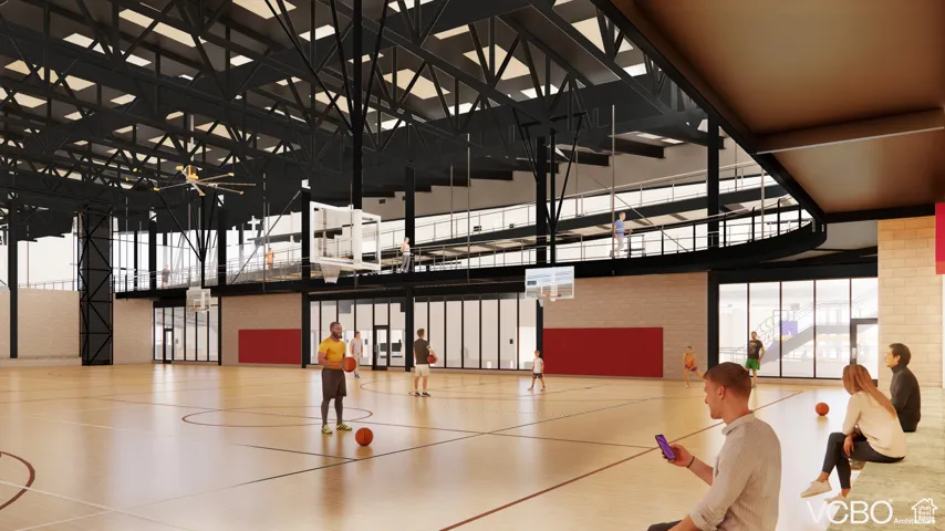 View of basketball court featuring community basketball court