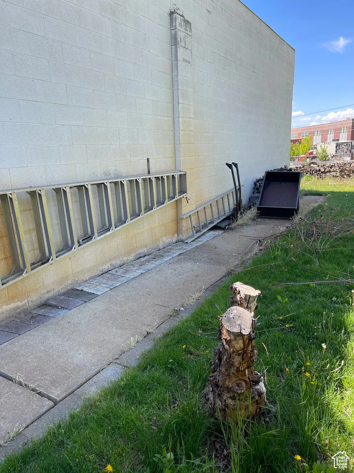 exterior of warehouse
