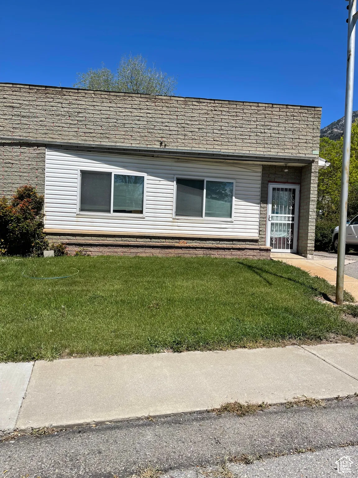 Front exterior of front apartment