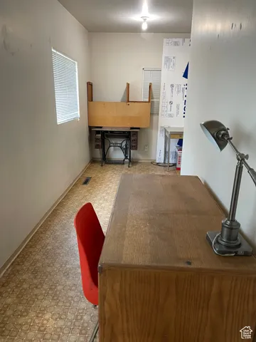Office/ storage area for back apartment