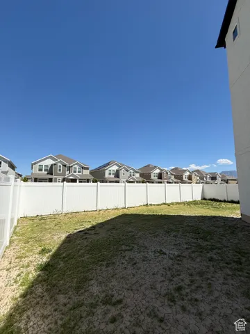 View of yard featuring a residential view