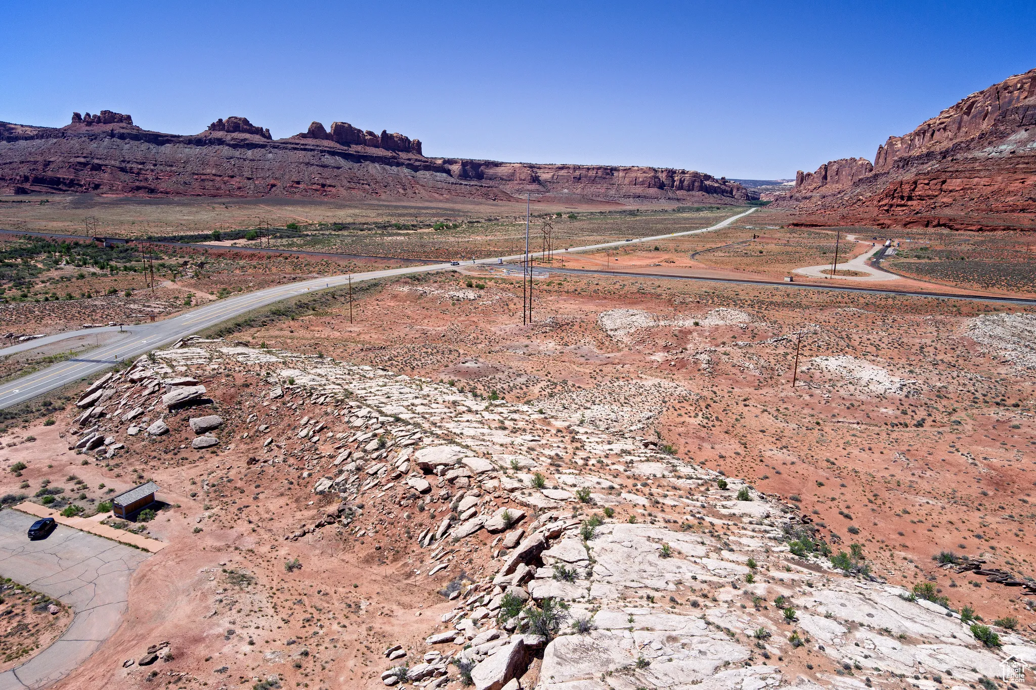 View of mountain backdrop