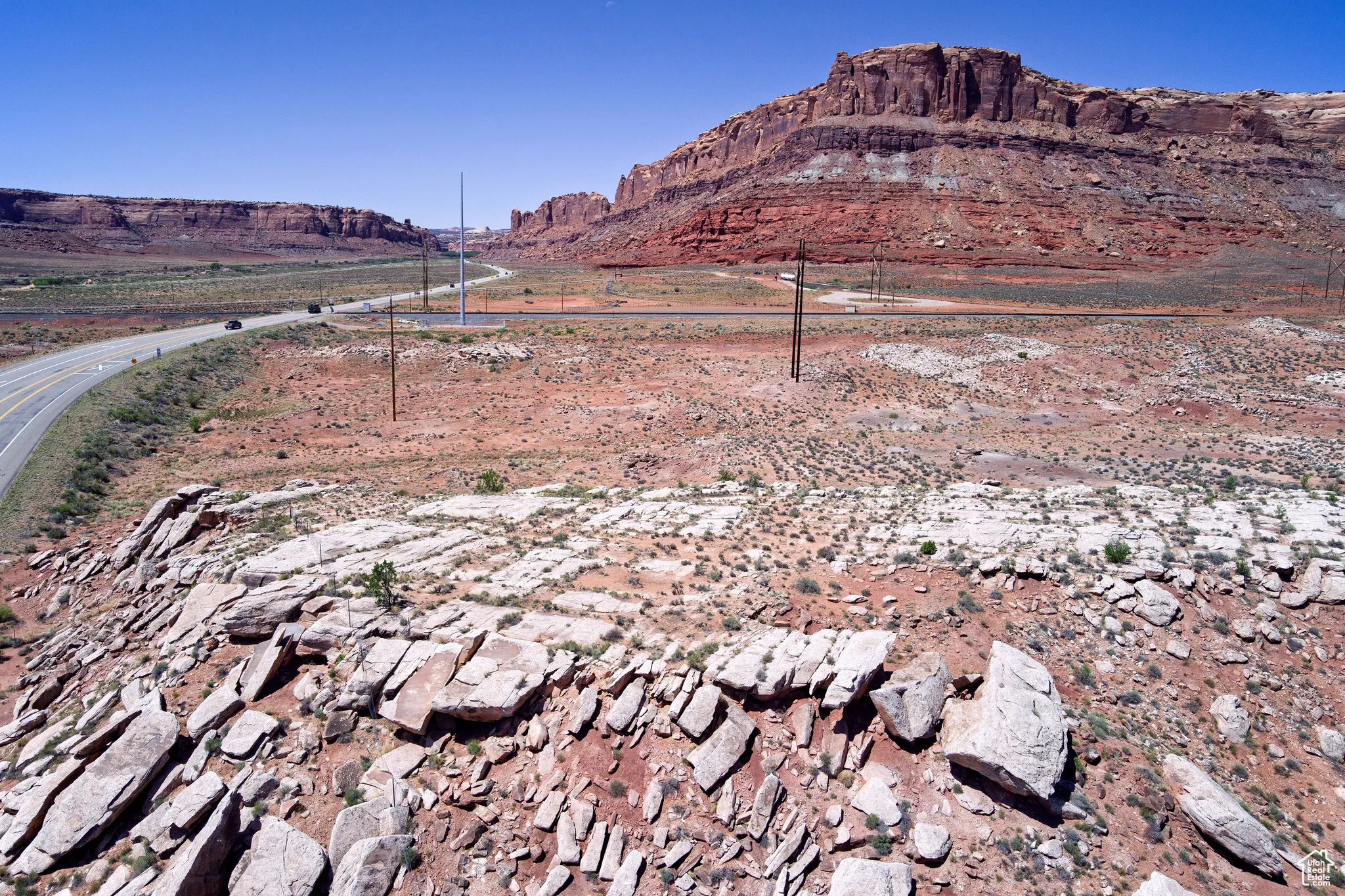 View of mountain backdrop