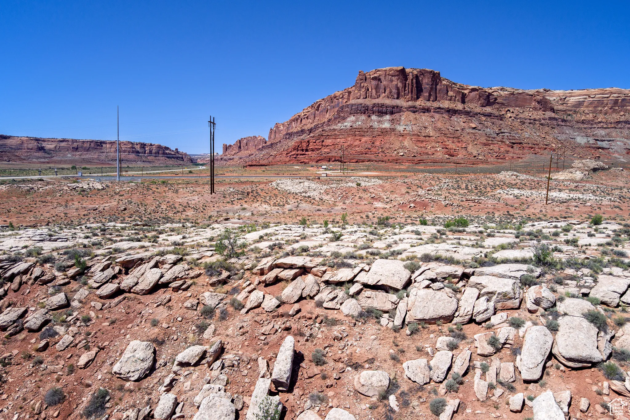 View of mountain background