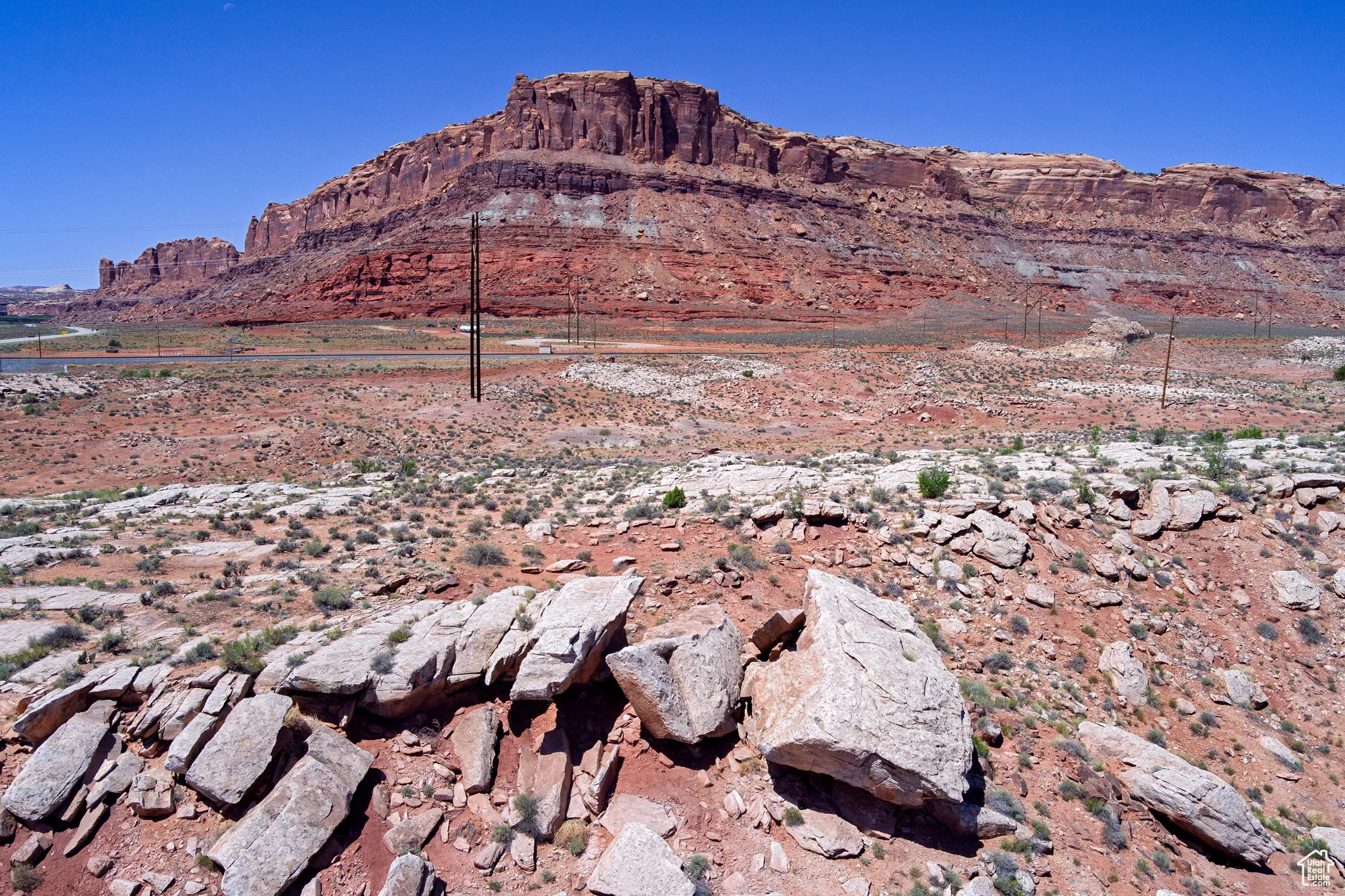 View of mountain background