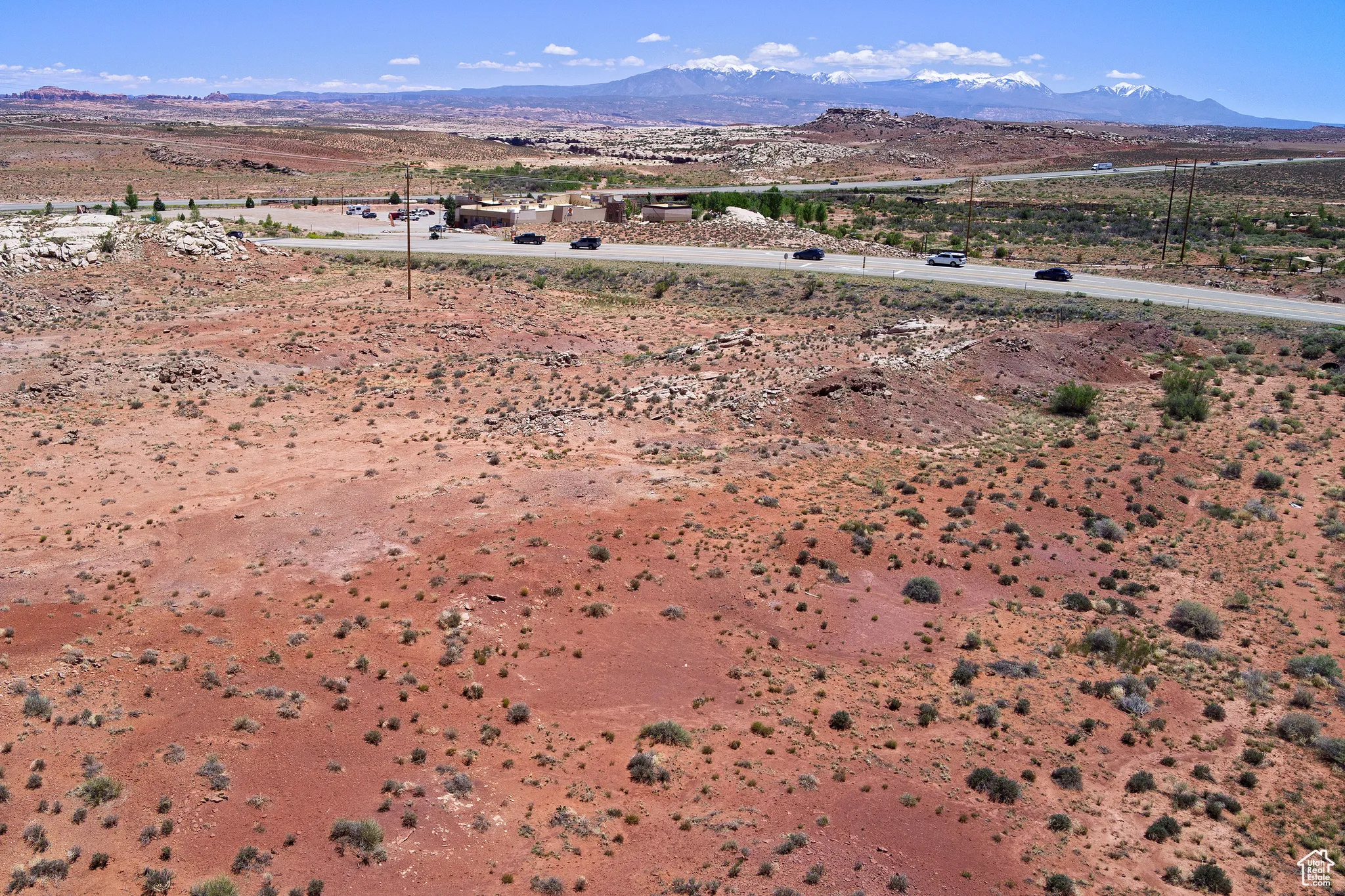 Bird's eye view of mountains