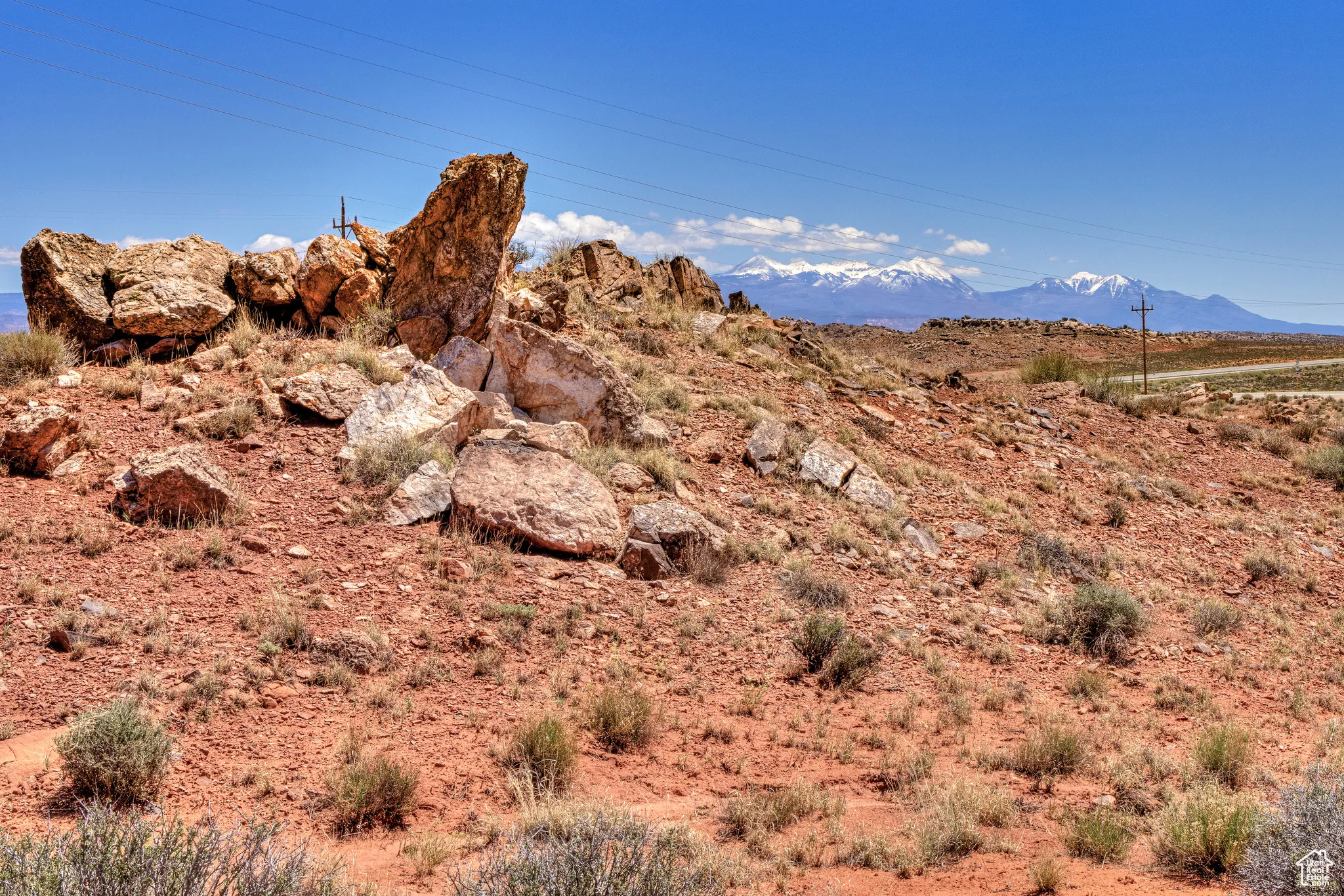 View of mountain background