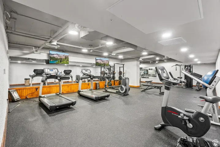 View of gym