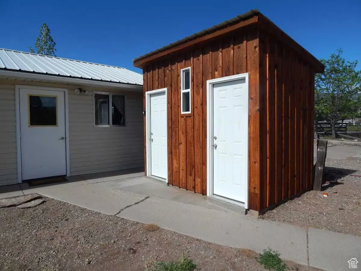 View of outdoor structure