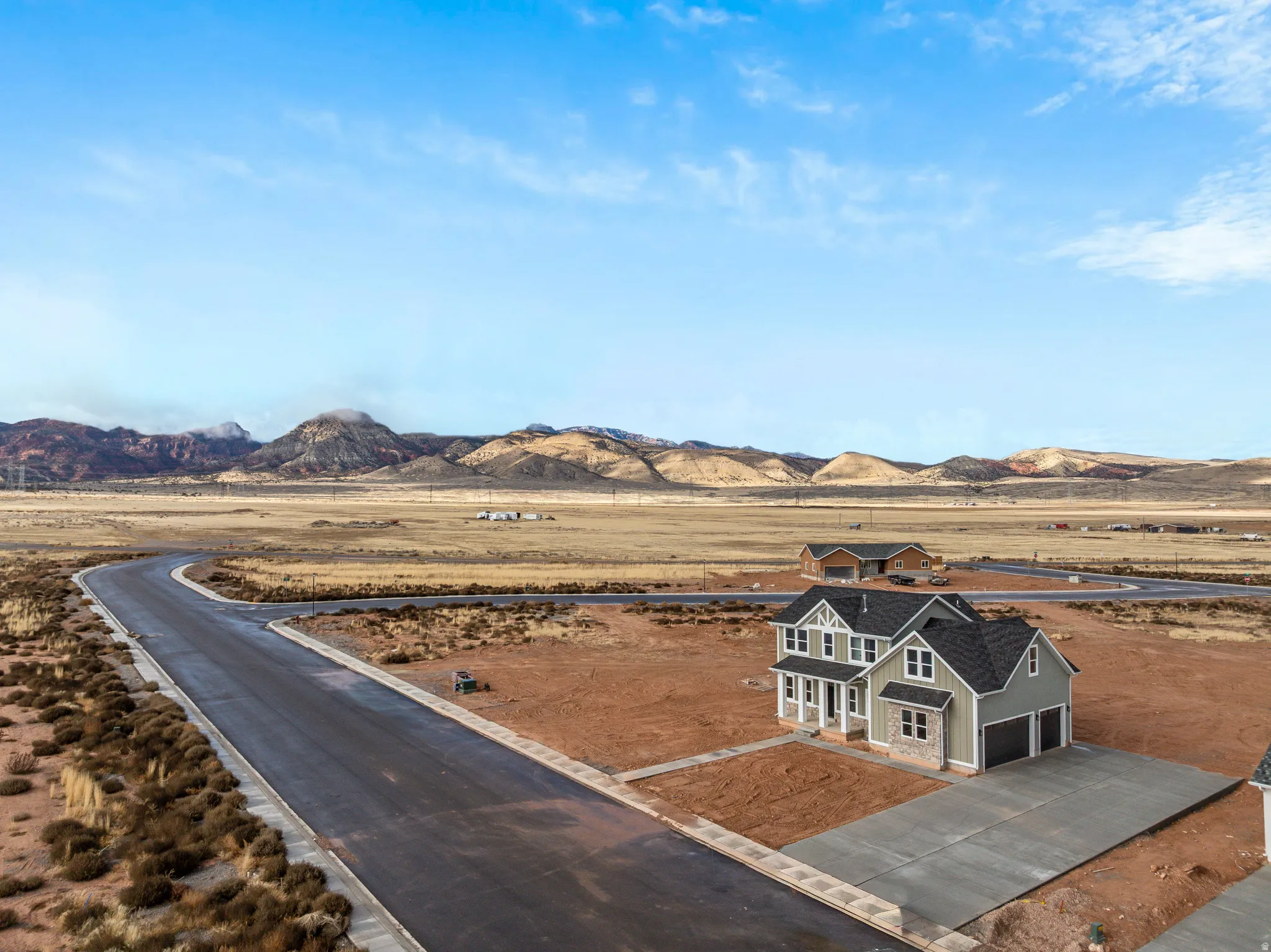 View of mountain background