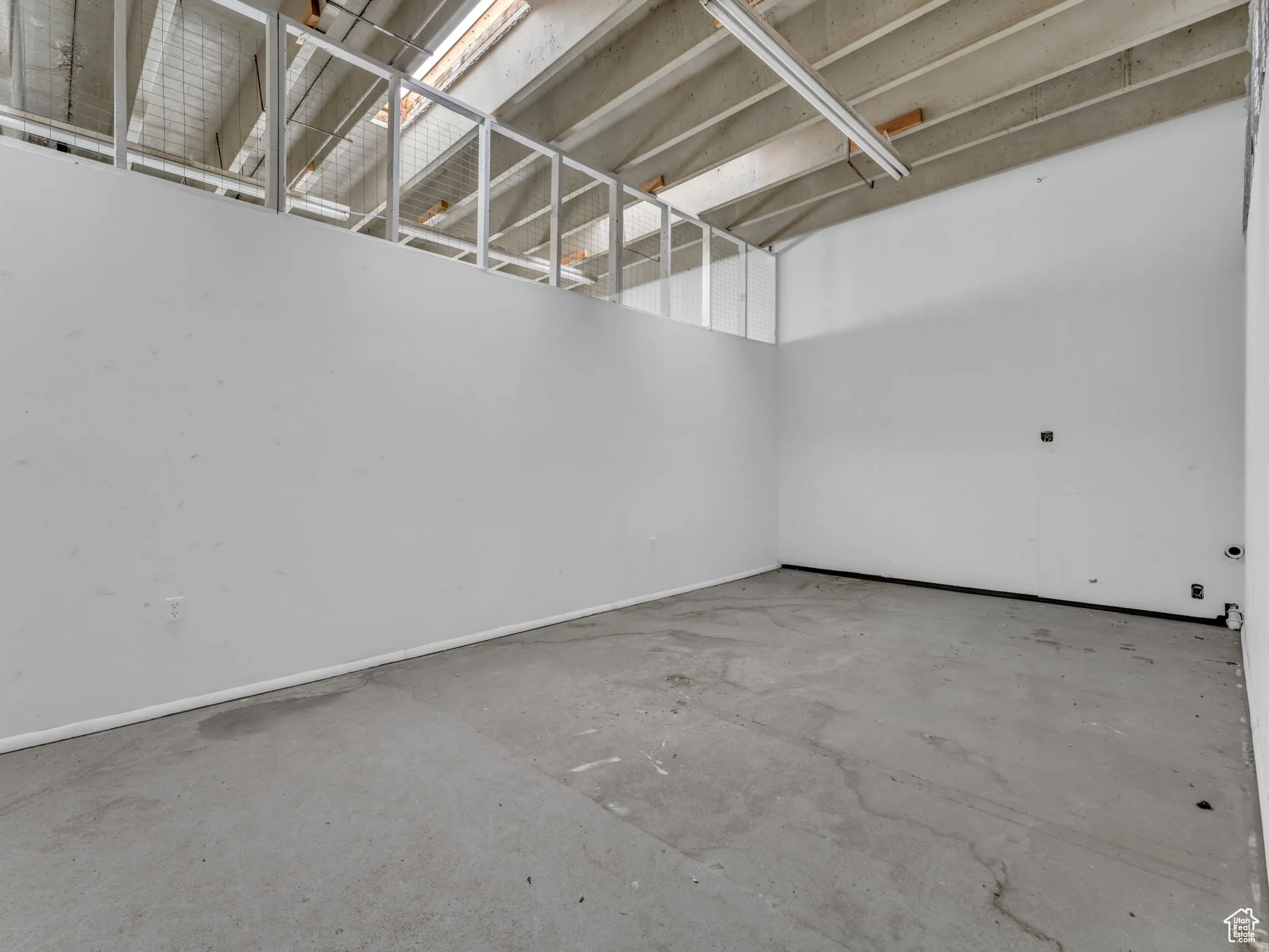 Garage with baseboards