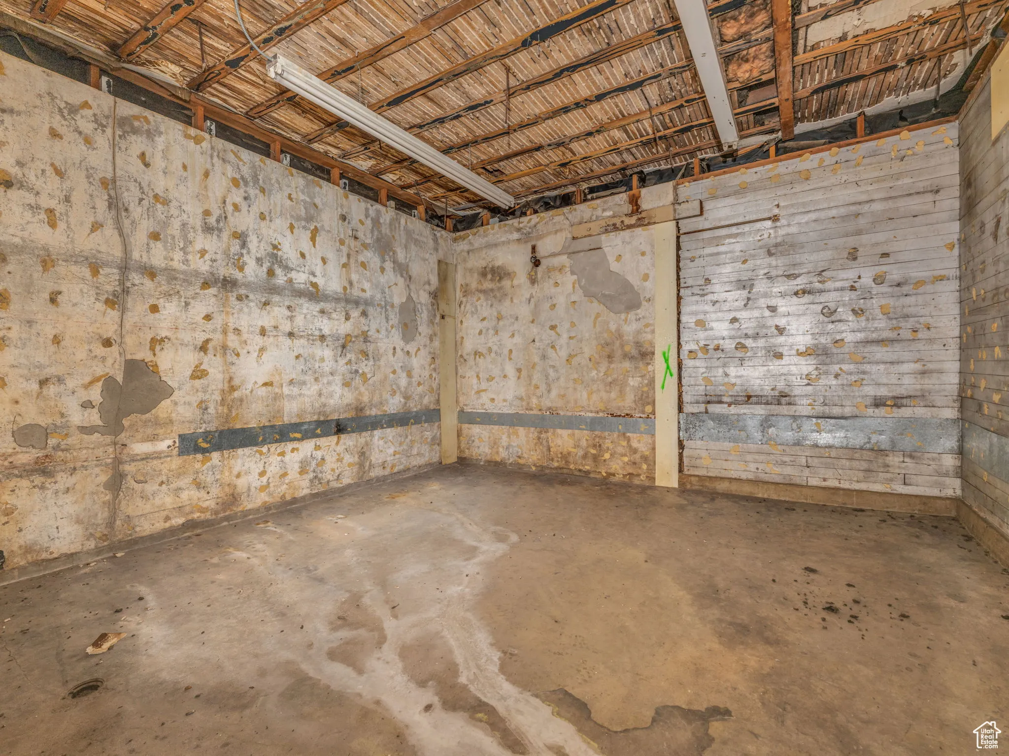 View of below grade area