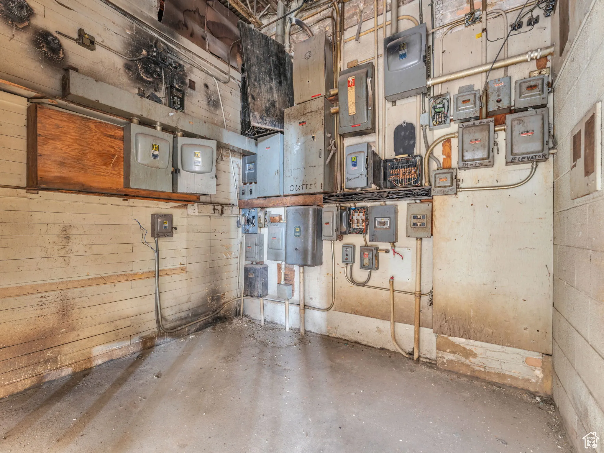 Utilities featuring electric panel