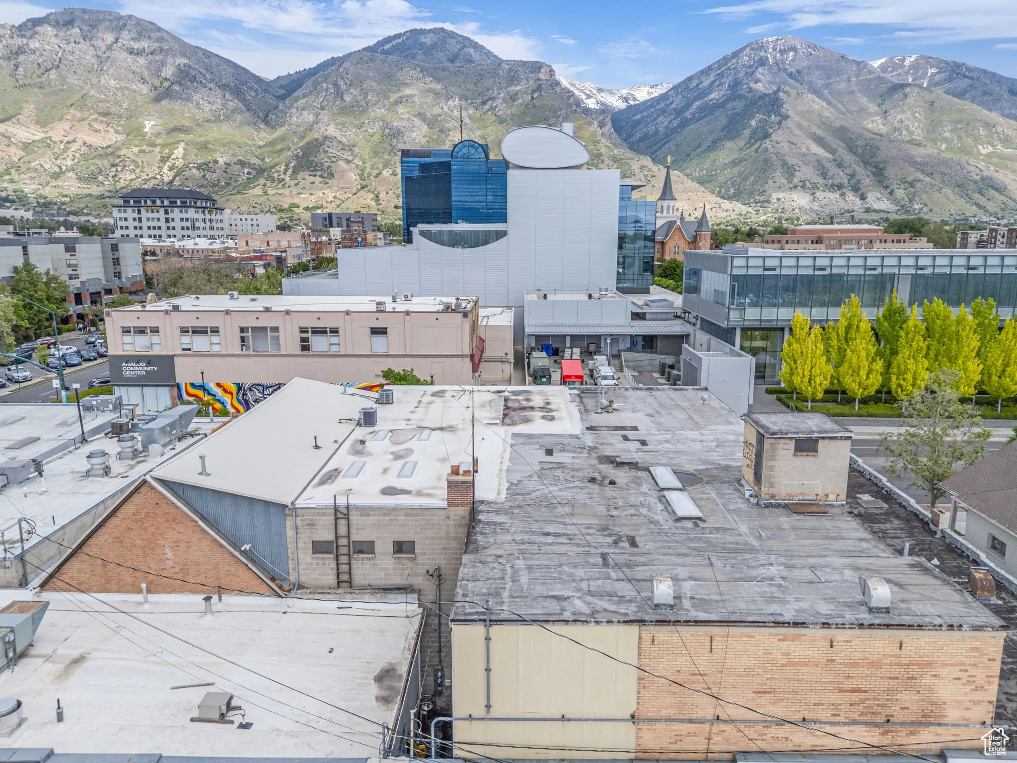View of mountain background