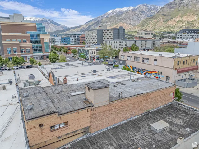 View of city featuring mountains
