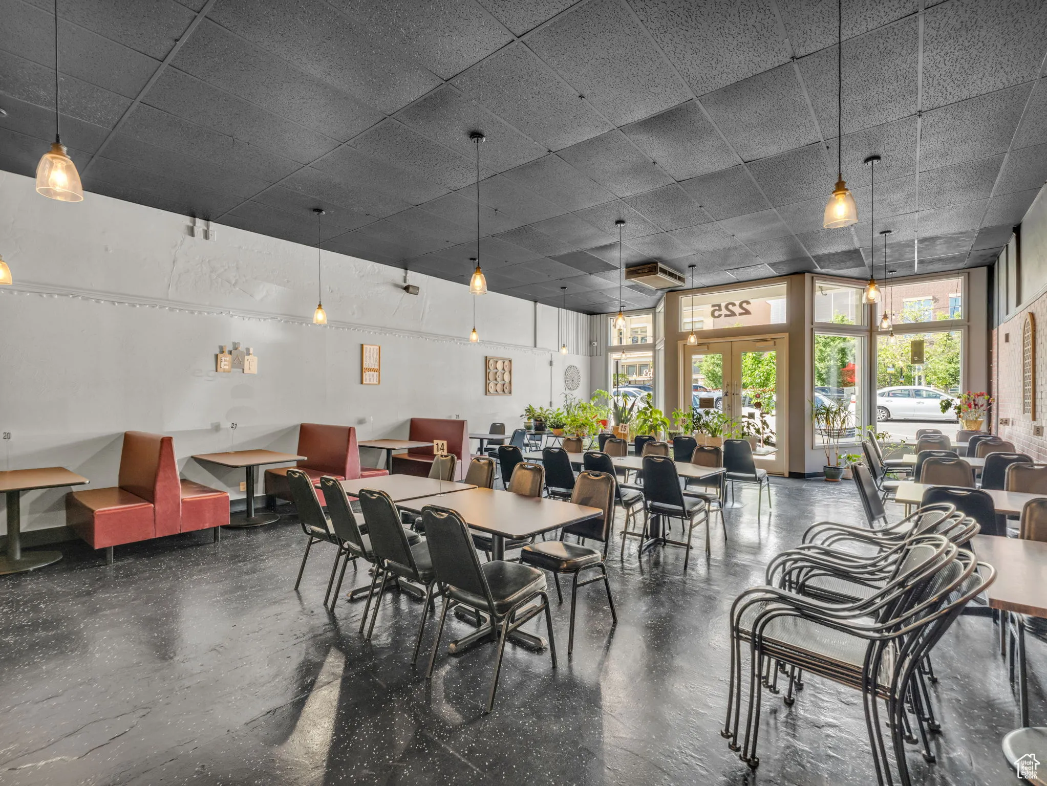 Dining room featuring a paneled ceiling