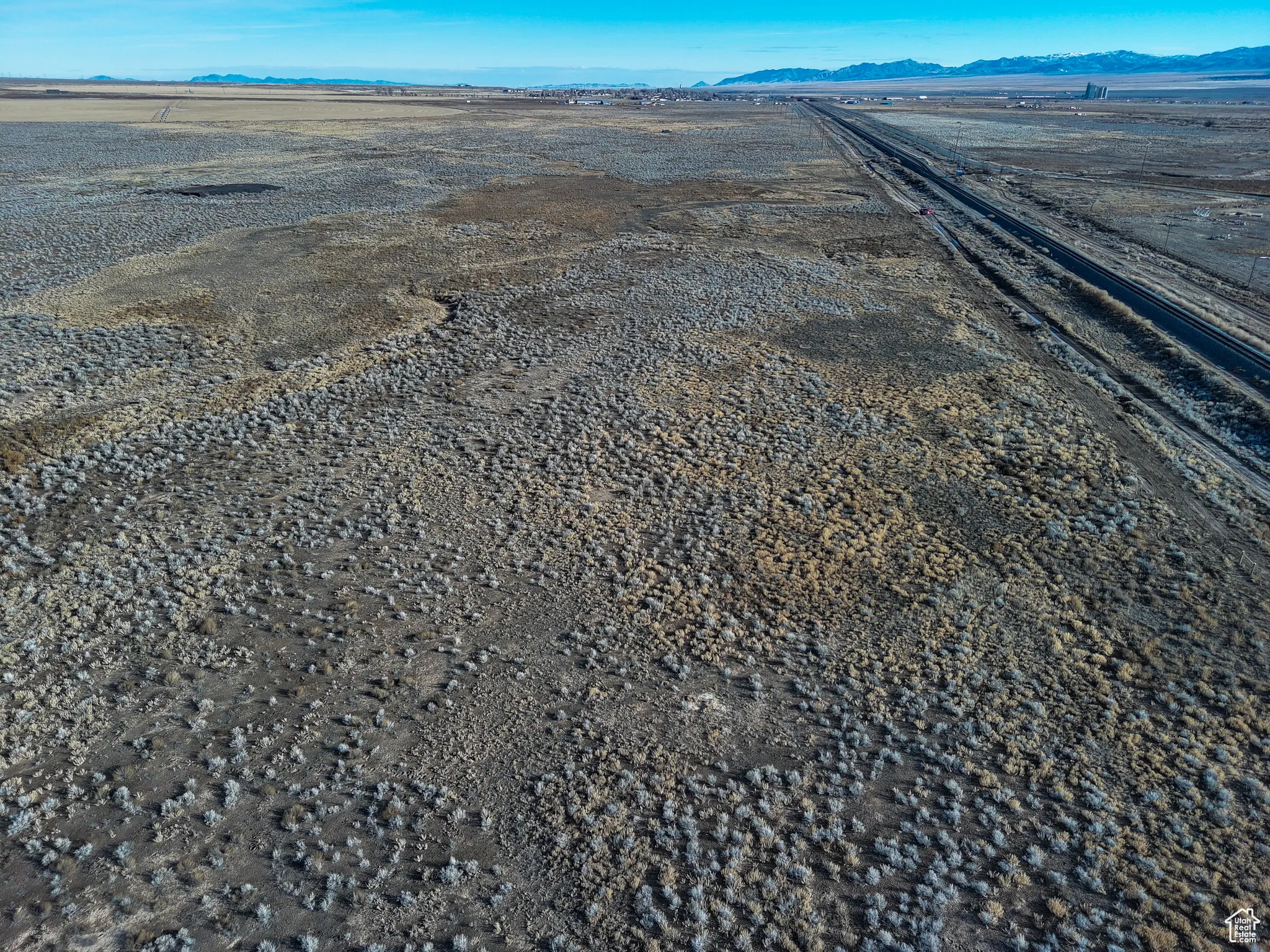 Aerial view of mountains