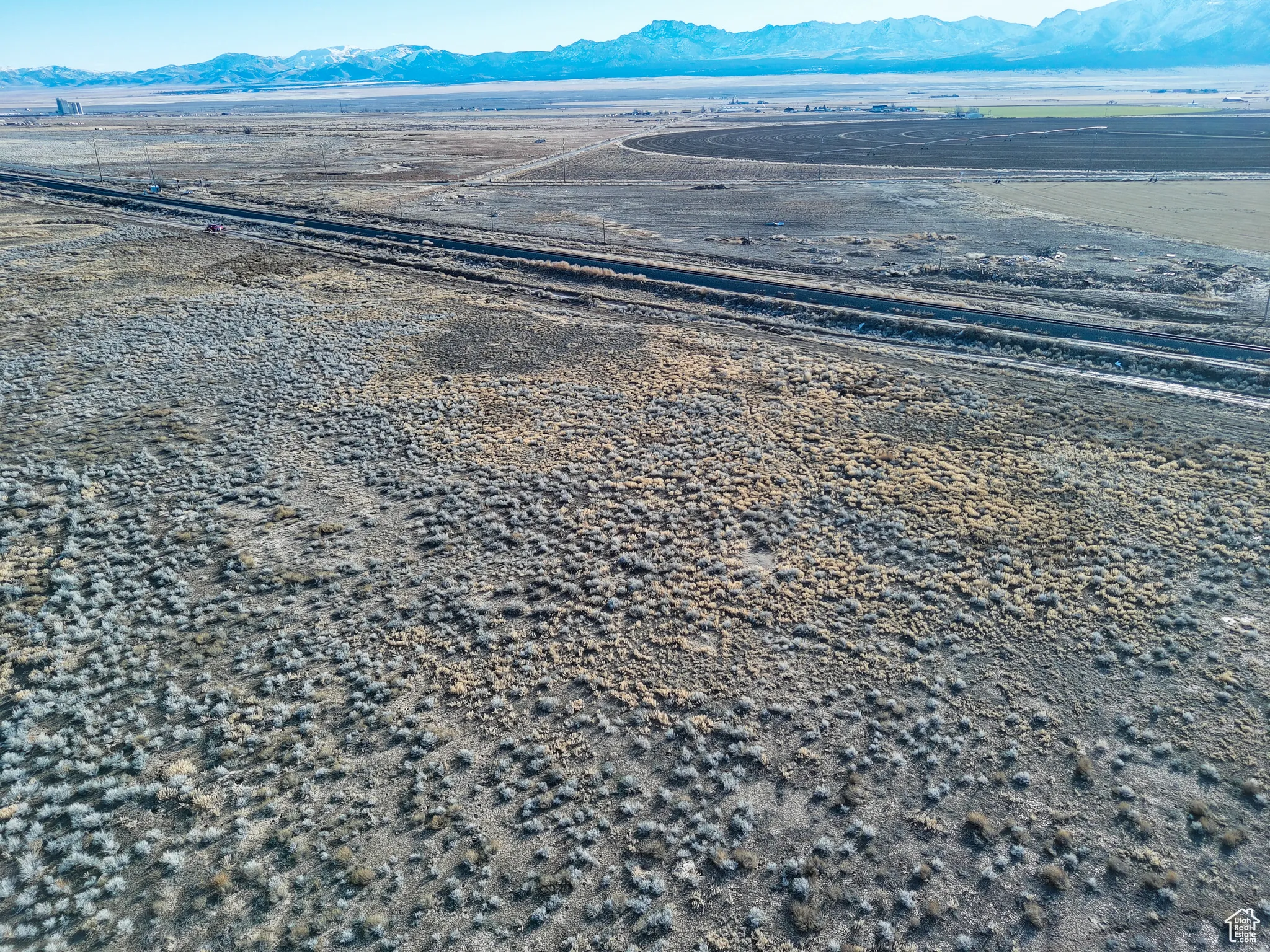 Aerial view of mountains