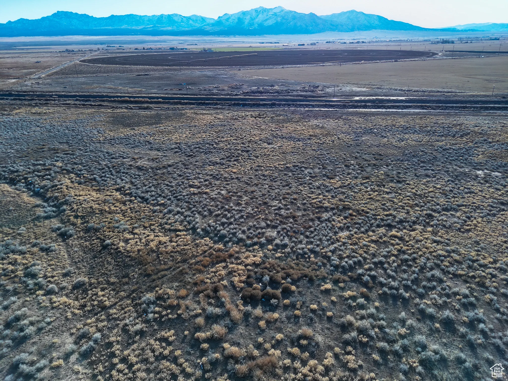View of mountain background